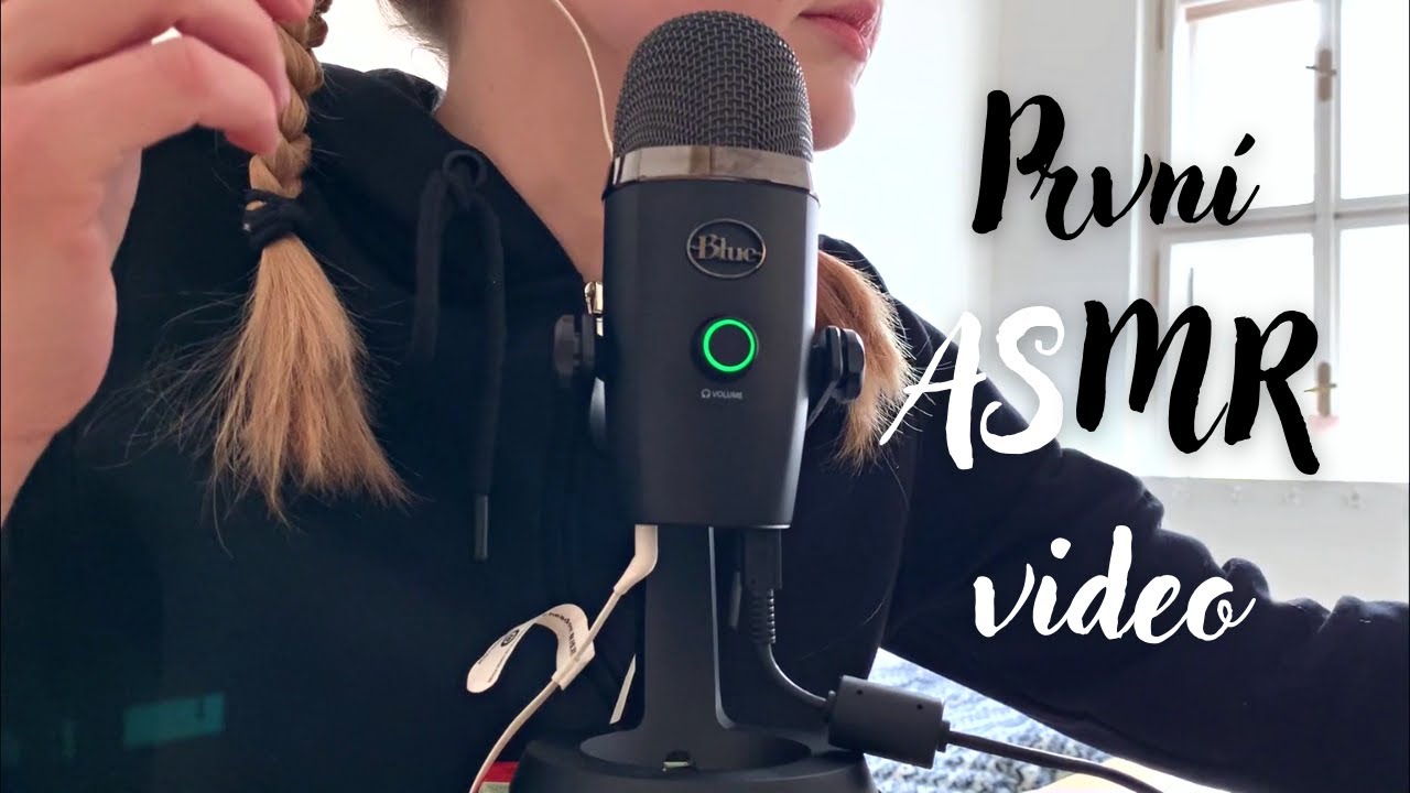 ASMR CZ | První asmr video, Blue Yeti Nano, štětec, silikonová houbička, šeptání... #asmrcz