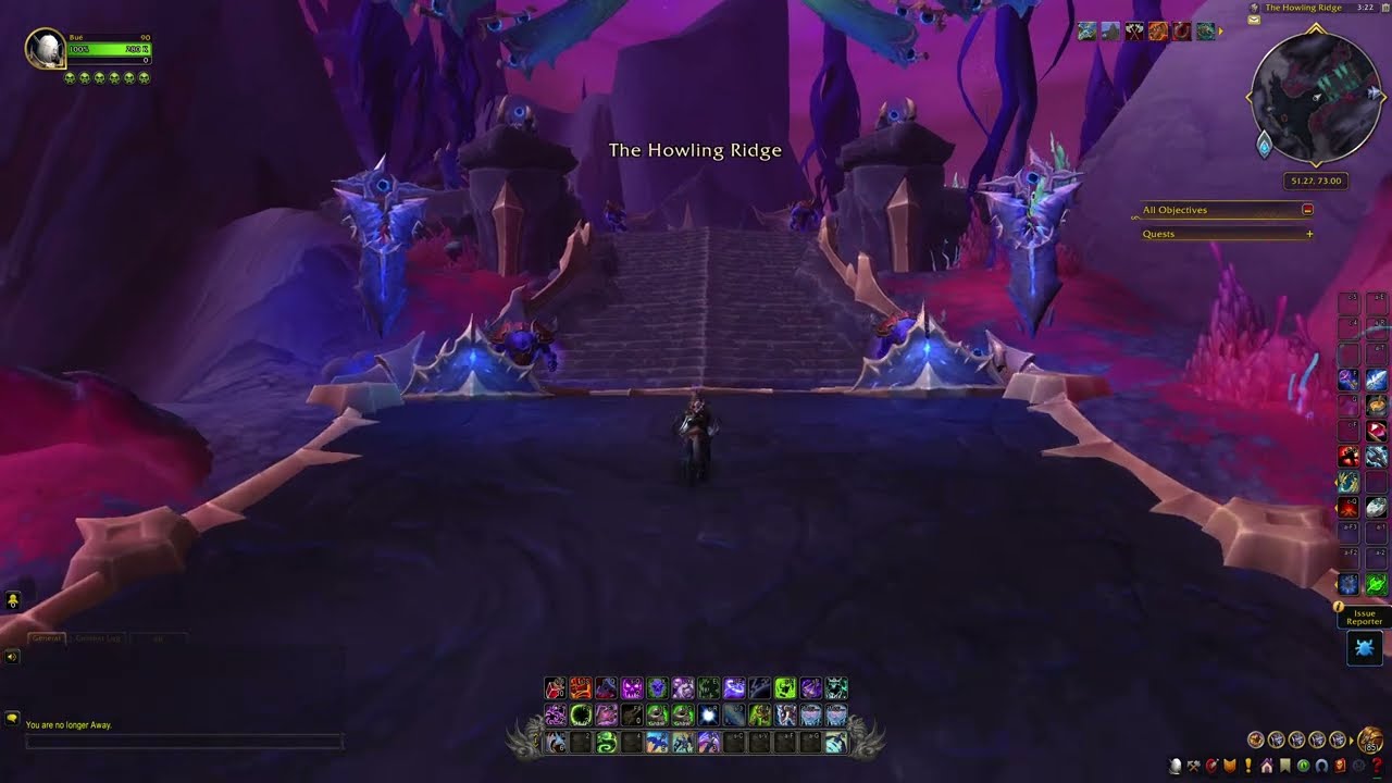 The Howling Ridge zone Location, WoW Midnight