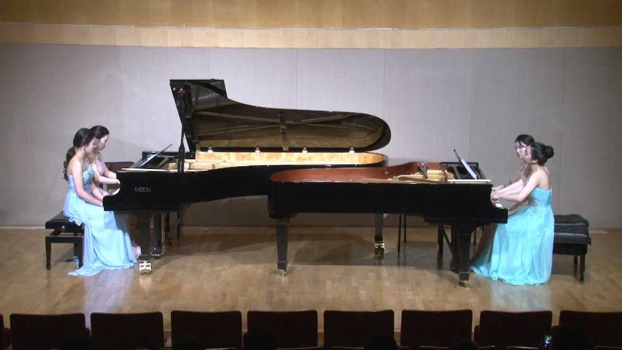 A.Khachaturian Sabre Dance for 2 piano 8 hands