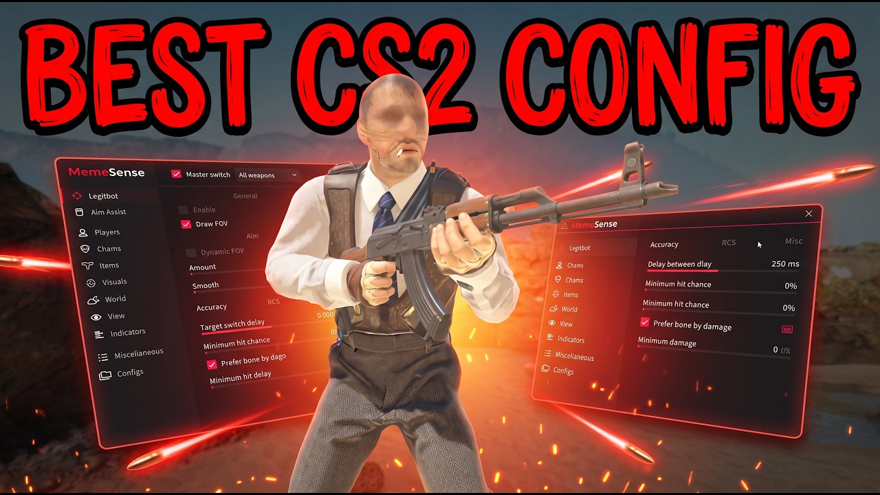 The BEST RAGE CS2 CONFIG | ft memesense.gg