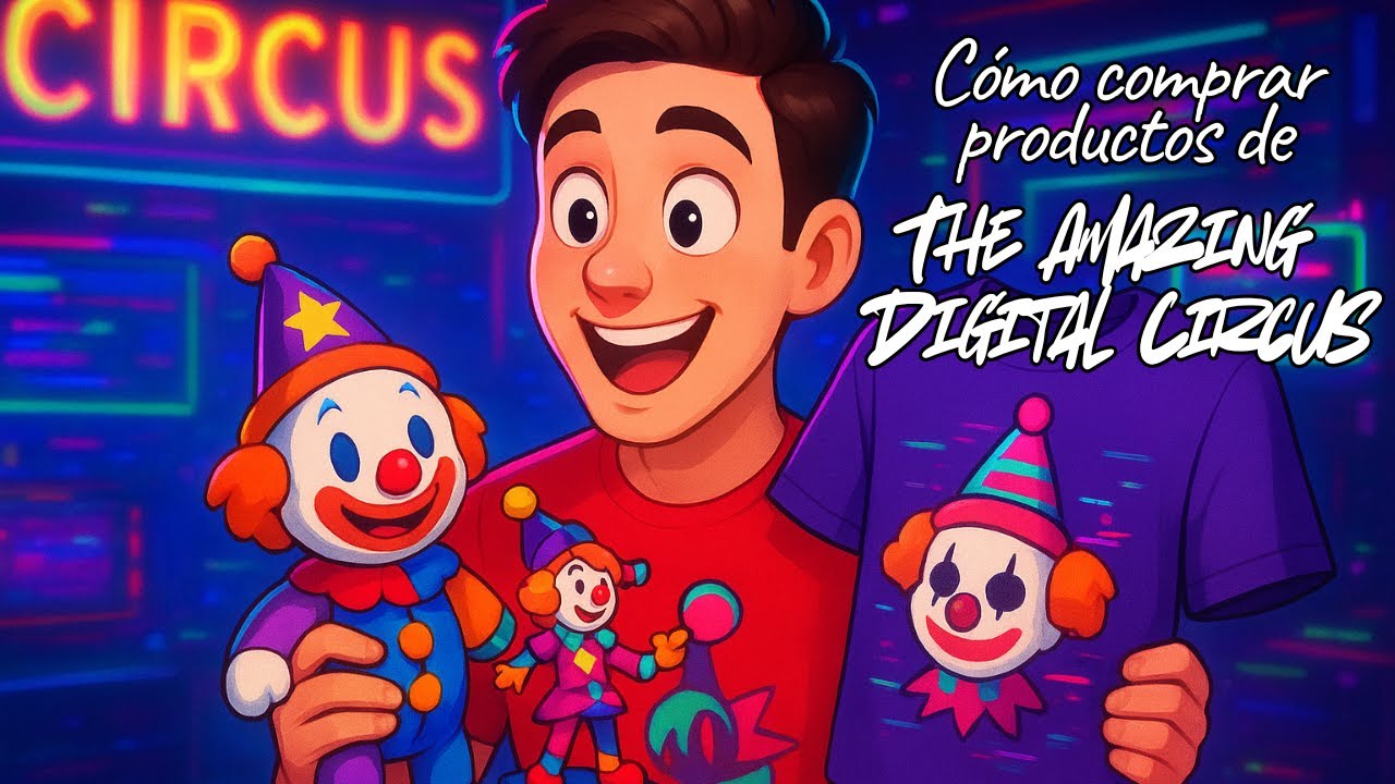 🎪 Cómo comprar productos de The Amazing Digital Circus en la tienda Glitch (¡Fácil y seguro!)