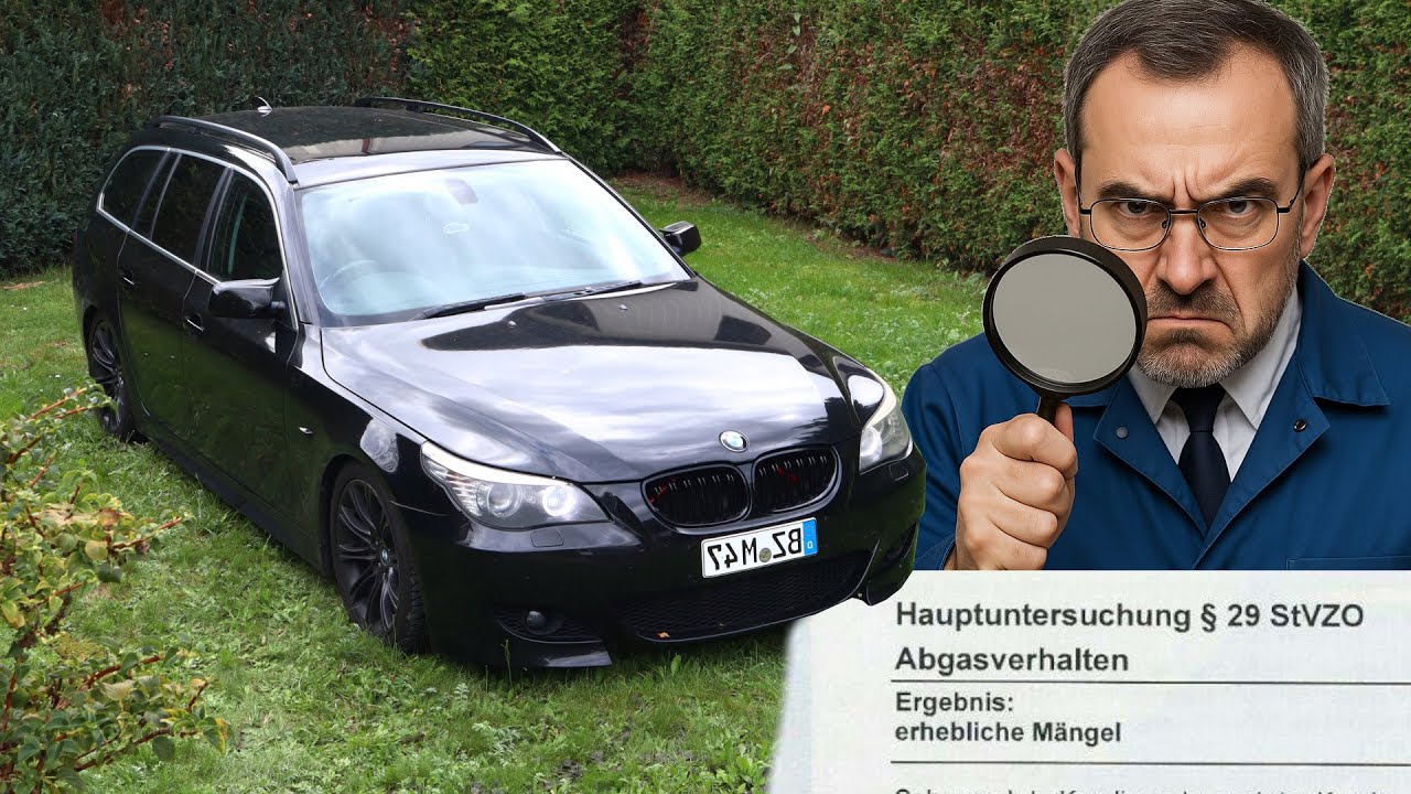 TÜV Prüfer gibt diesen alten BMW keinen TÜV, aber warum?