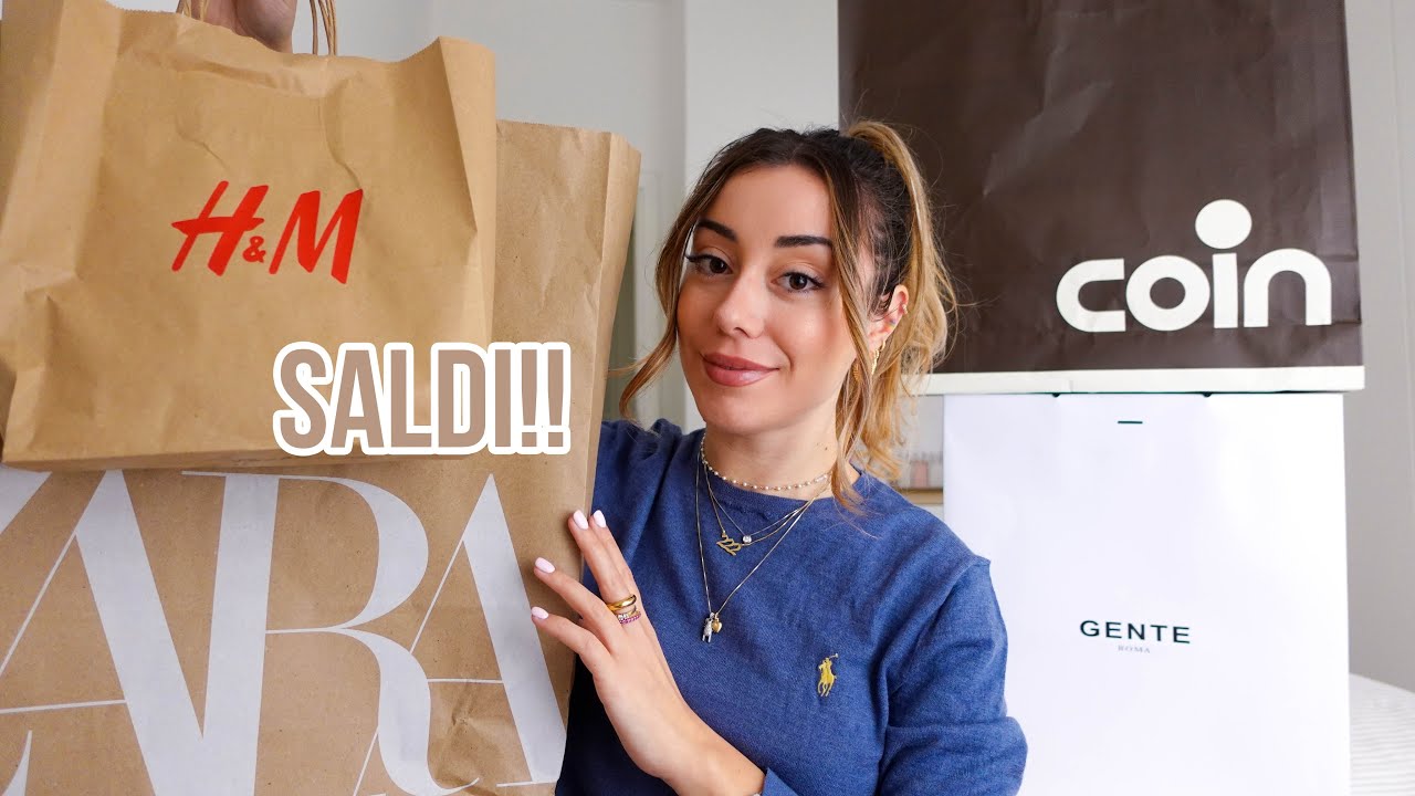 PRIMO HAUL dei SALDI del 2023!! 🛍 // H&M, Zara, Coin e Gente