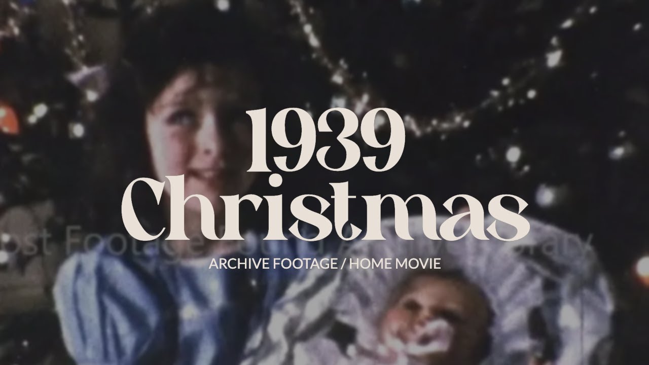 1930s Christmas | Vintage Archival Film of Family Holidays & Traditions