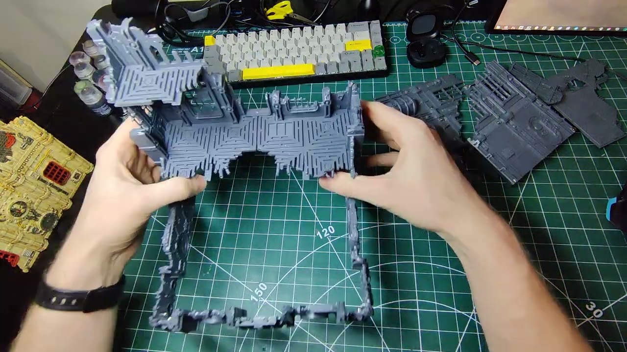 Magnetizing Killzone Volkus Terrain for Kill Team