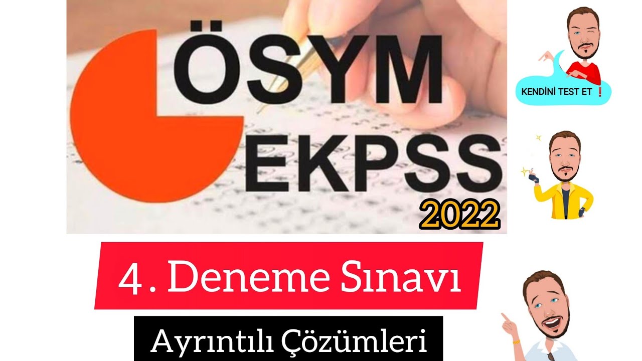 EKPSS 2022 - 4.DENEME SINAVI AYRINTILI ÇÖZÜMLERİ (Deneme PDF'si Açıklamada) ⬇️