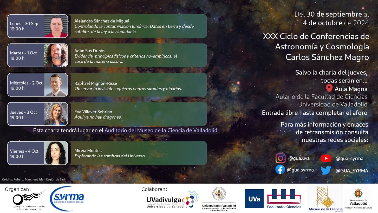 El caso de la materia oscura - Adán Sus Durán - Ciclo CSM 2024