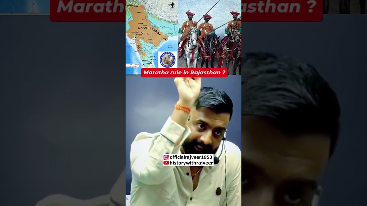 Maratha rule in Rajasthan? |Rajveer sir |history with rajveer | #rajveersir