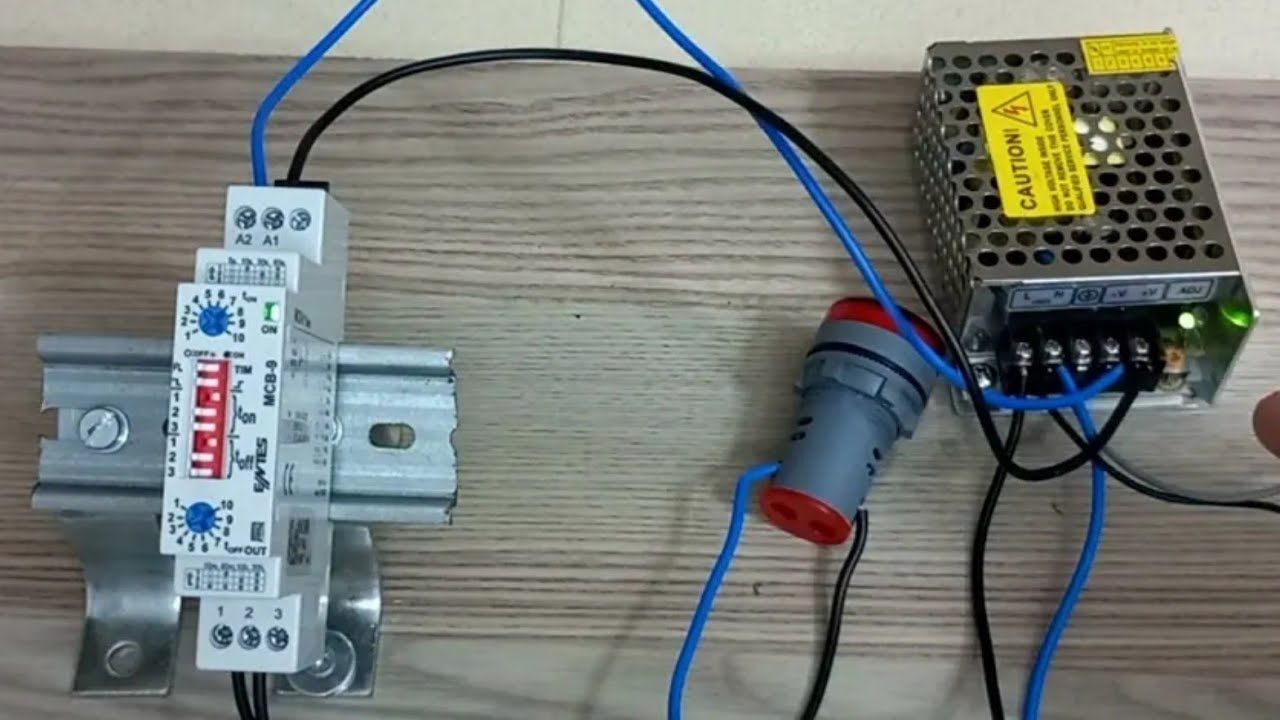 MCB 9 Zaman Rölesi Ayarı Nasıl Yapılır Timer setting Düz zaman rölesi Ters zaman rölesi Flaşör