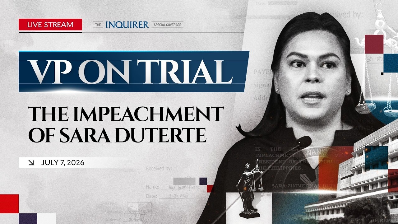 Impeachment trial of Vice President Sara Duterte  | July 7