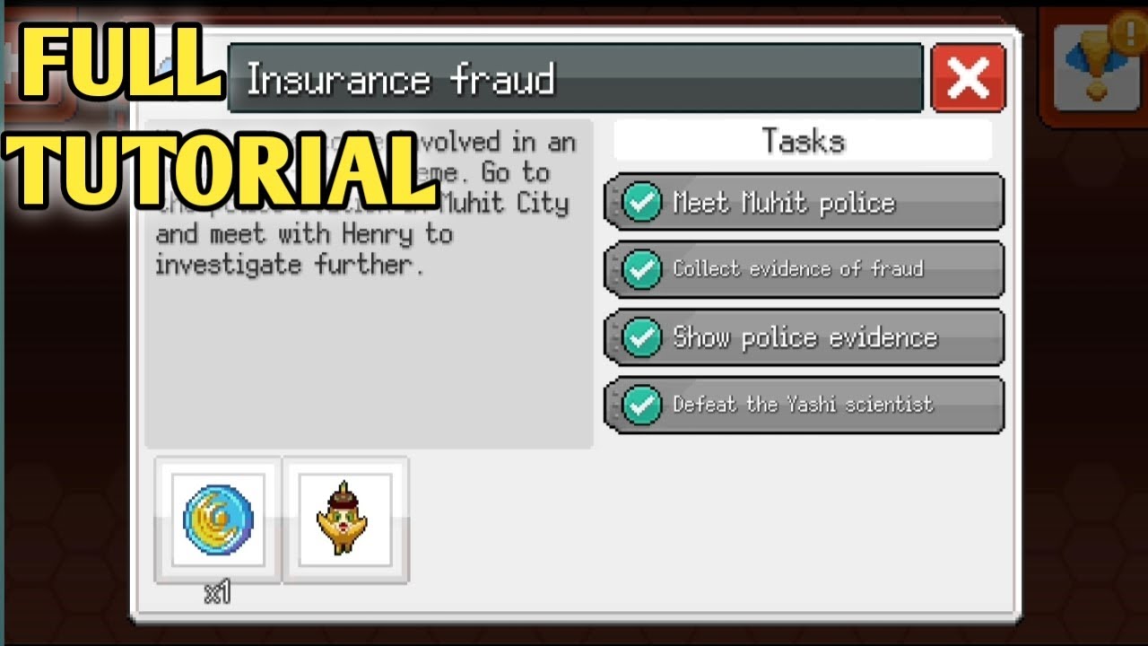 Collect Evidence of Fraud Full tutorial/ Evocreo 2/ Pocket Monster Game