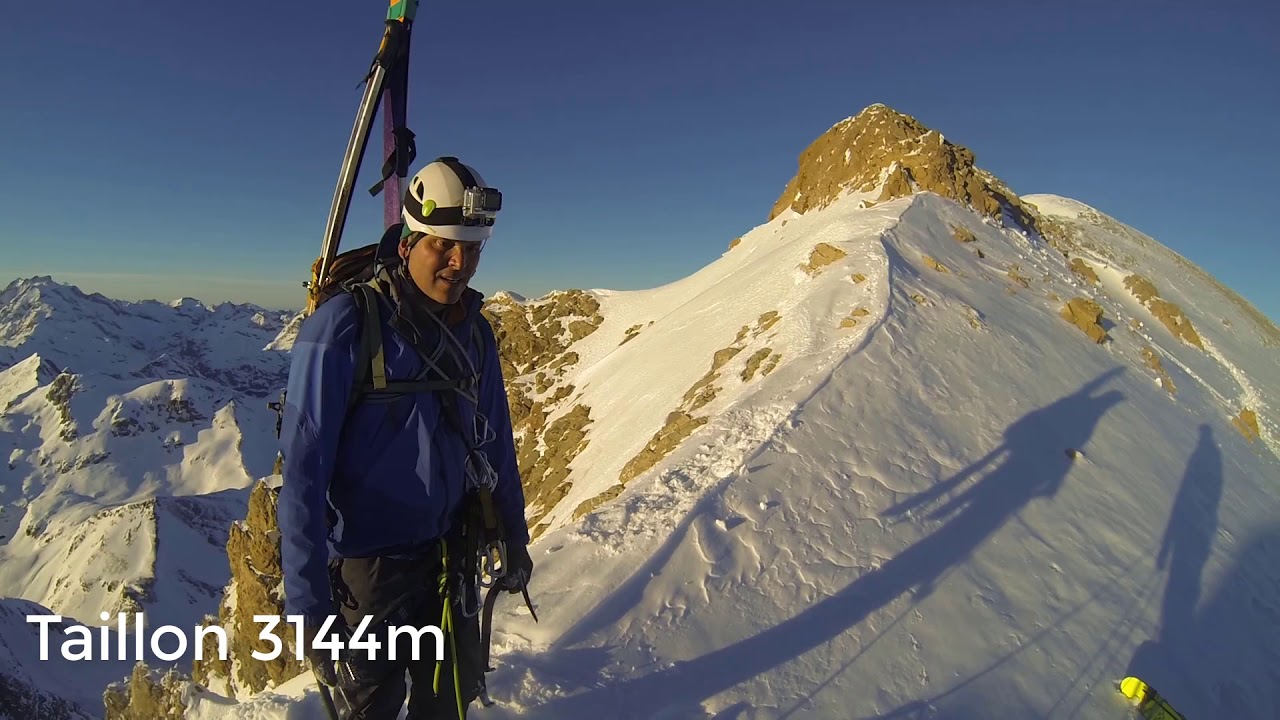 Taillon: Escalada de la Goulotte Quintana de la cara este