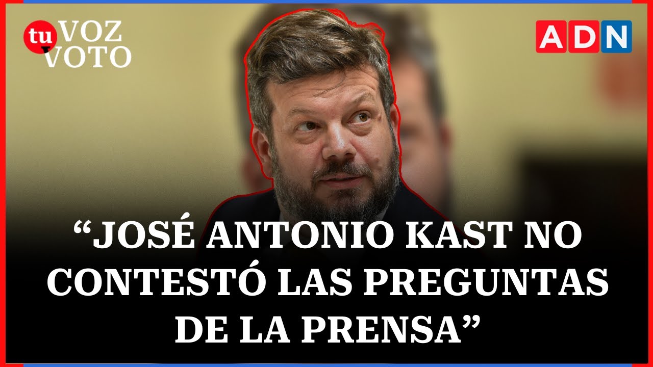 Así fue la votación de Johannes Kaiser y su mensaje sobre Kast