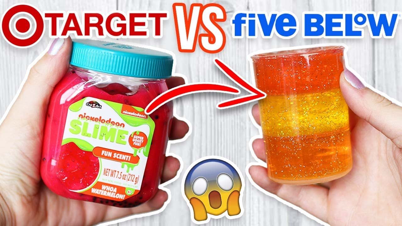 TARGET SLIME VS 5 BELOW SLIME! Which is Worth it?!?