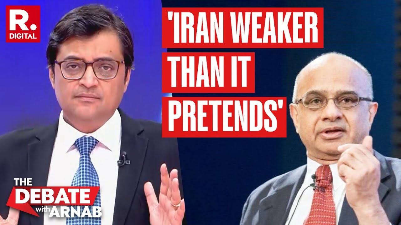 Iran looks weaker than it pretends to be: Dr Brahma Chellaney | The Debate | Iran Vs Israel War