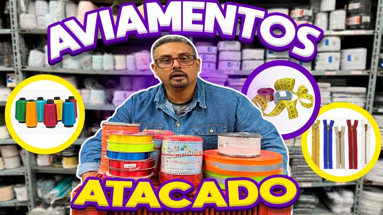AVIAMENTOS ELASTICOS ZIPER E TECIDOS NO ATACADO PRODUTOS PARA ARMARINHOS