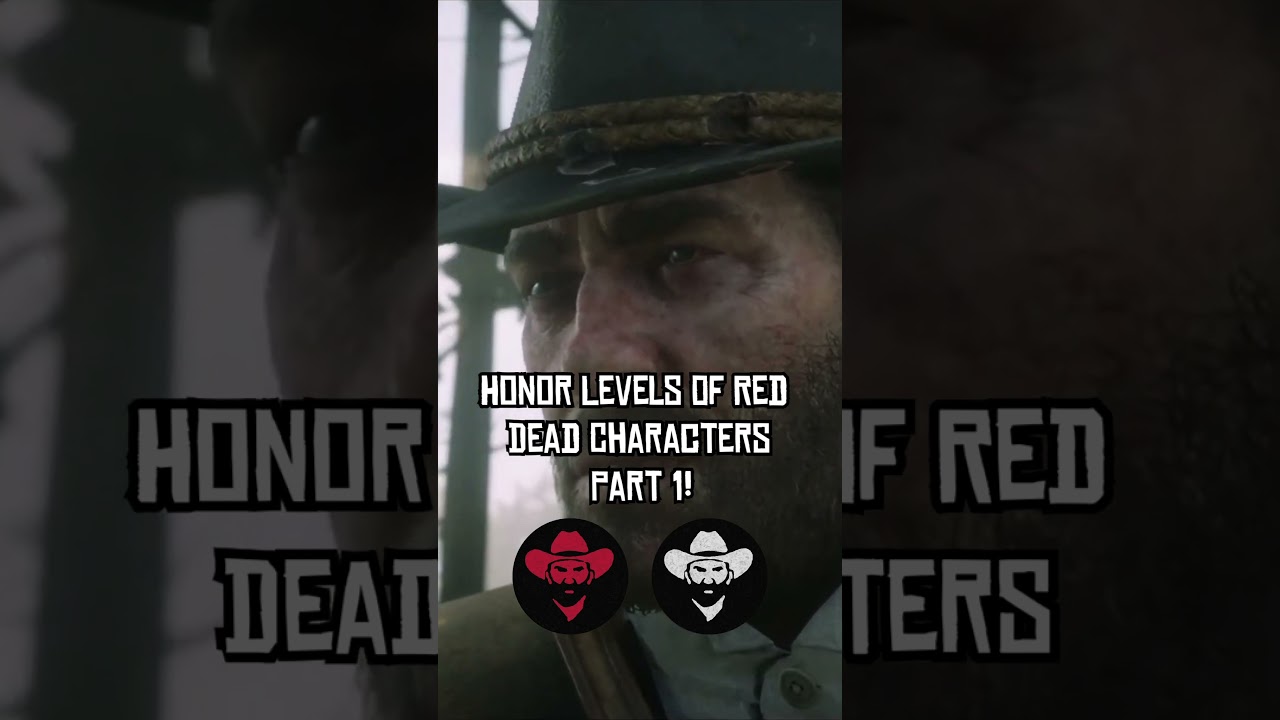 Characters Honor Levels In Red Dead (Part 1) #rdr2 #reddeadredemtion2 #shorts