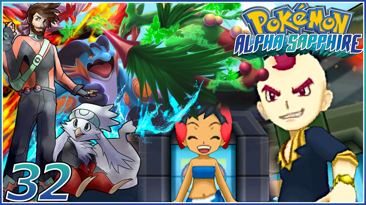 Pokemon Omega Ruby и Alpha Sapphire [ORAS FaceCam] Давайте сыграем #32 «Элитная четверка Сидни и ...