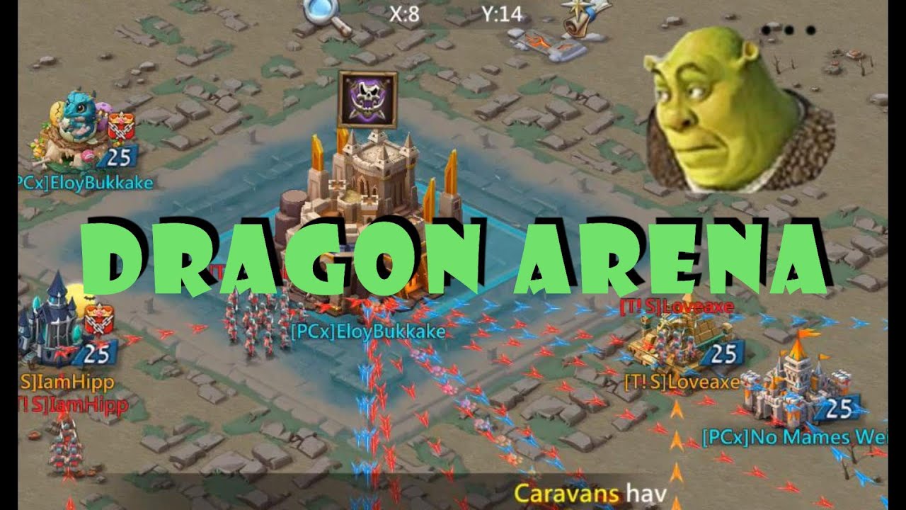 PCs vs T!S Dragon Arena - Lords Mobile