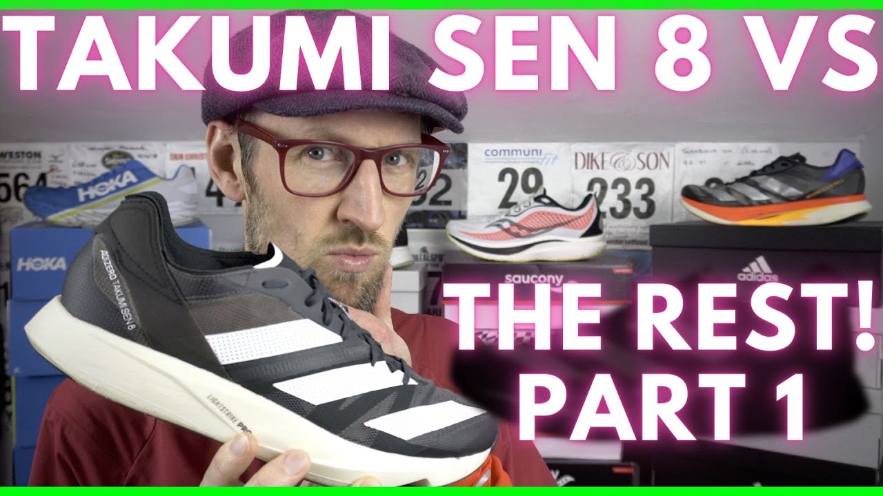 adidas TAKUMI SEN 8 VS THE REST PART 1 | ADIOS PRO 2, HOKA ROCKET X & ENDORPHIN SPEED 2 | EDDBUD