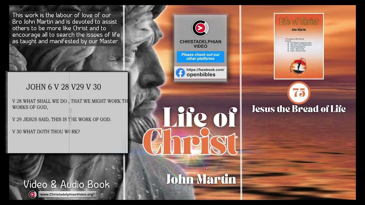 The Life Of Christ # 75 The Bread of Life (John 6: 22-47) by John Martin