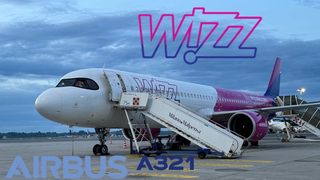 WIZZ AIR Brand New Airbus A321neo 🇮🇹 Milan to Prague 🇨🇿 [FULL FLIGHT REPORT] - Breathtaking Alp view