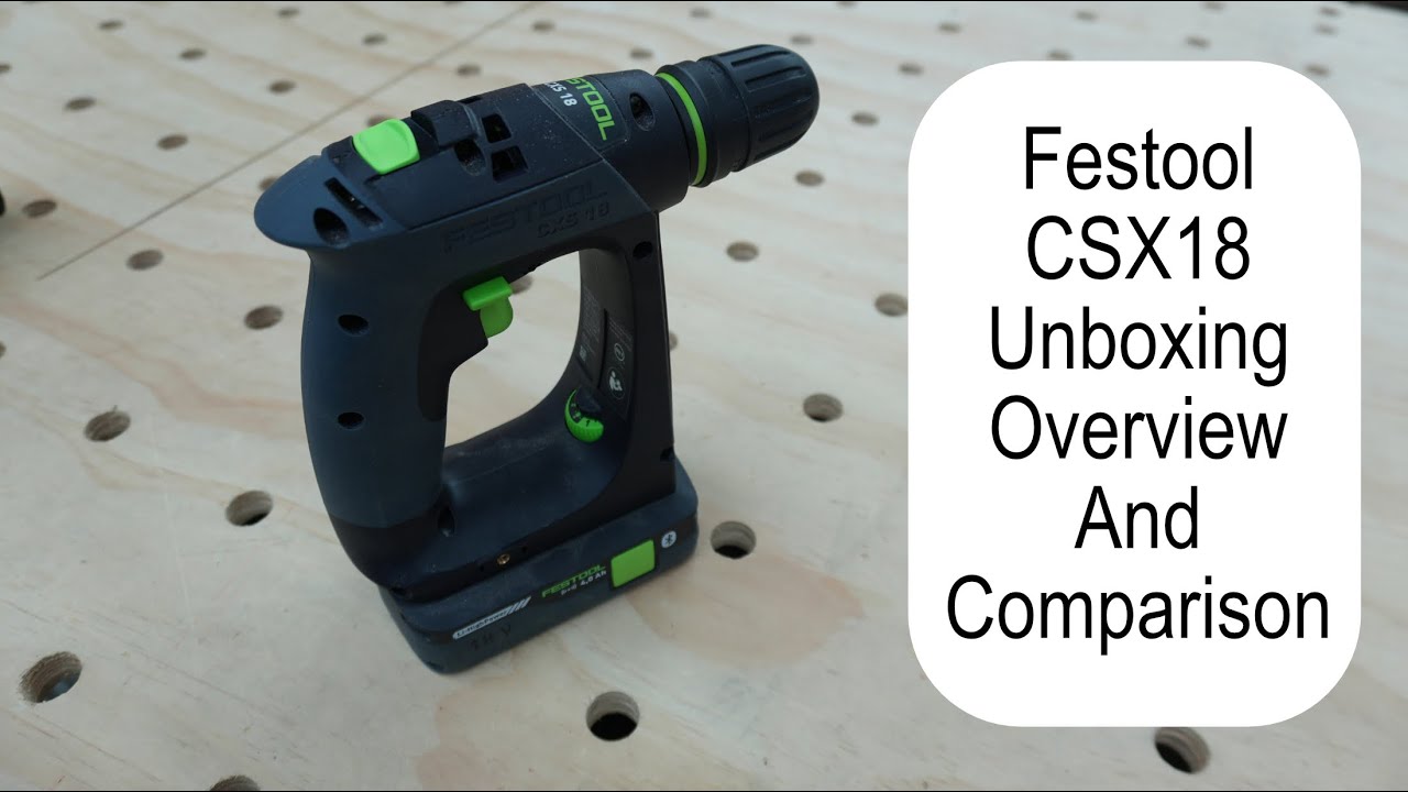 Обзор и сравнение распаковки Festool CSX 18