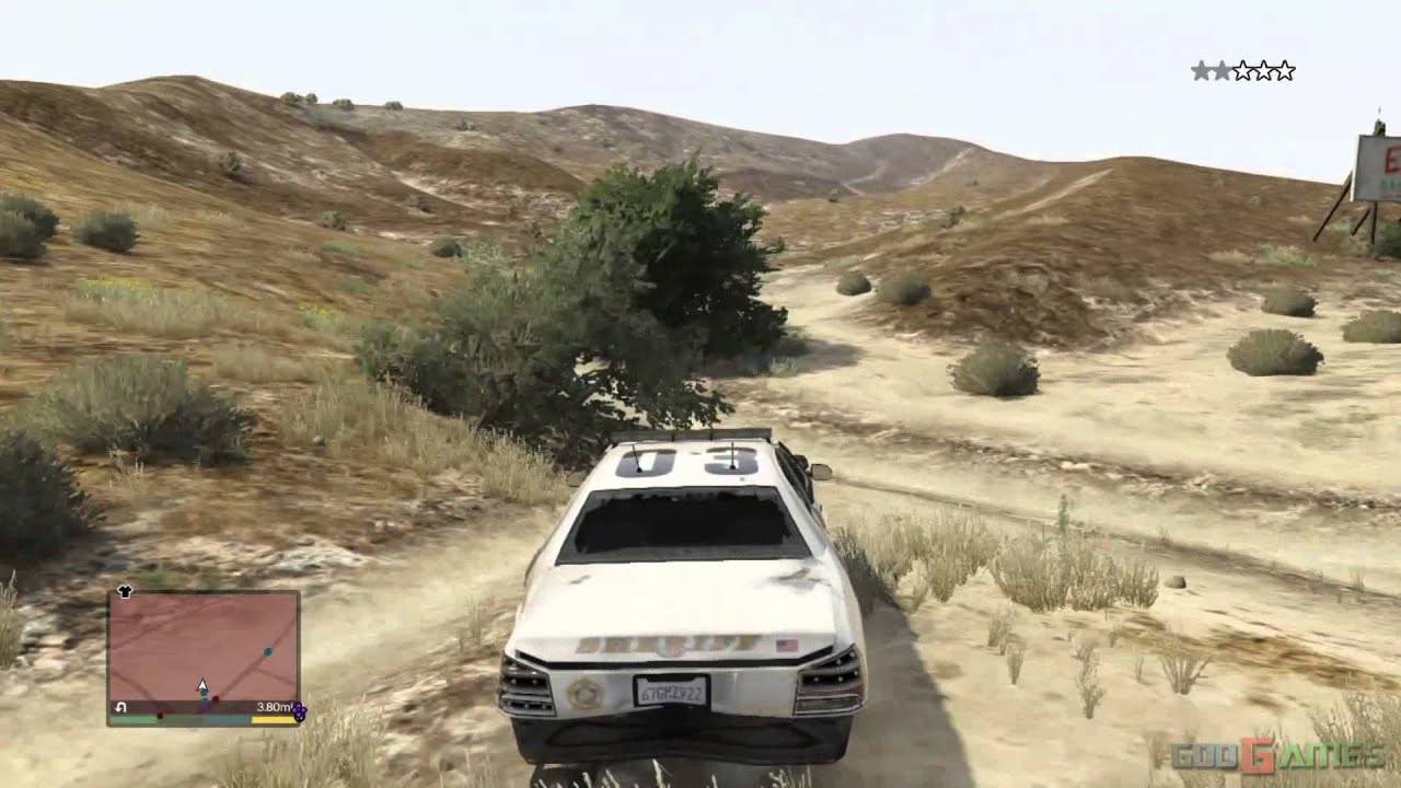 GTA V PS3 Gameplay / Walkthrough / 1080P Part 24  - Just Fun - Police chase, Driving a tractor