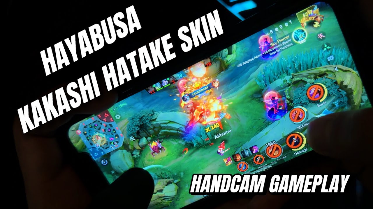 ASSASSIN RYLLES HAYABUSA HANDCAM GAMEPLAY FAST HAND | MOBILE LEGENDS x NARUTO