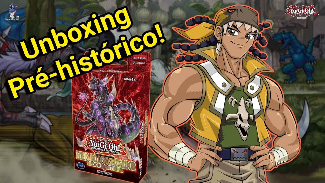 Unboxing! Deck Estrutural Fúria do Dinosmagador! Yu-Gi-Oh! TCG