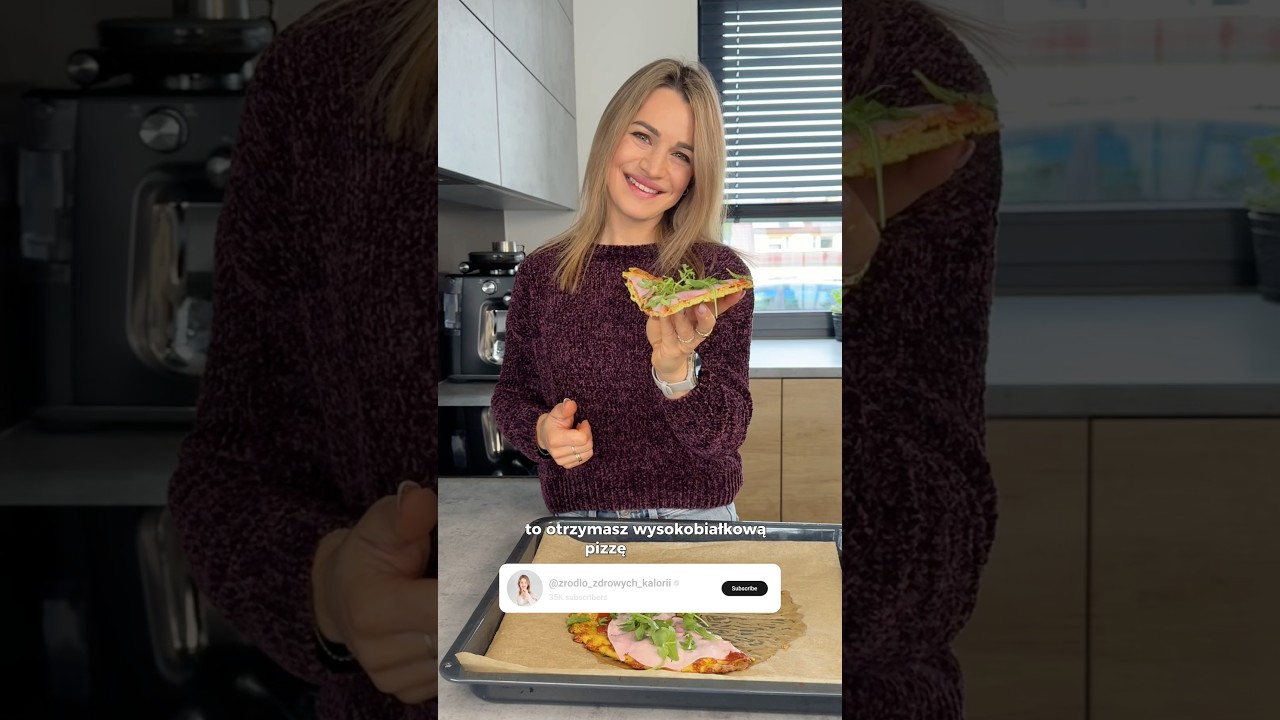 Wysokobiałkowa pizza low carb. Insulinooporność. Menopauza. #shorts