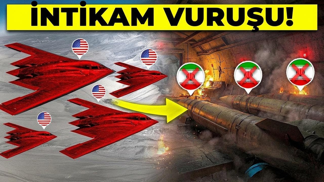 ABD B-2 bombardımanı: 13.600 kg'lık bomba İran füze fabrikasını vurdu