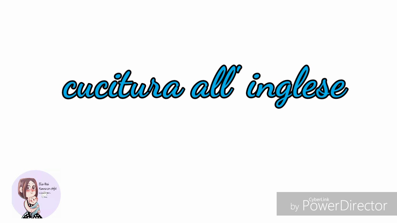 Tutorial cucitura all' inglese o francese