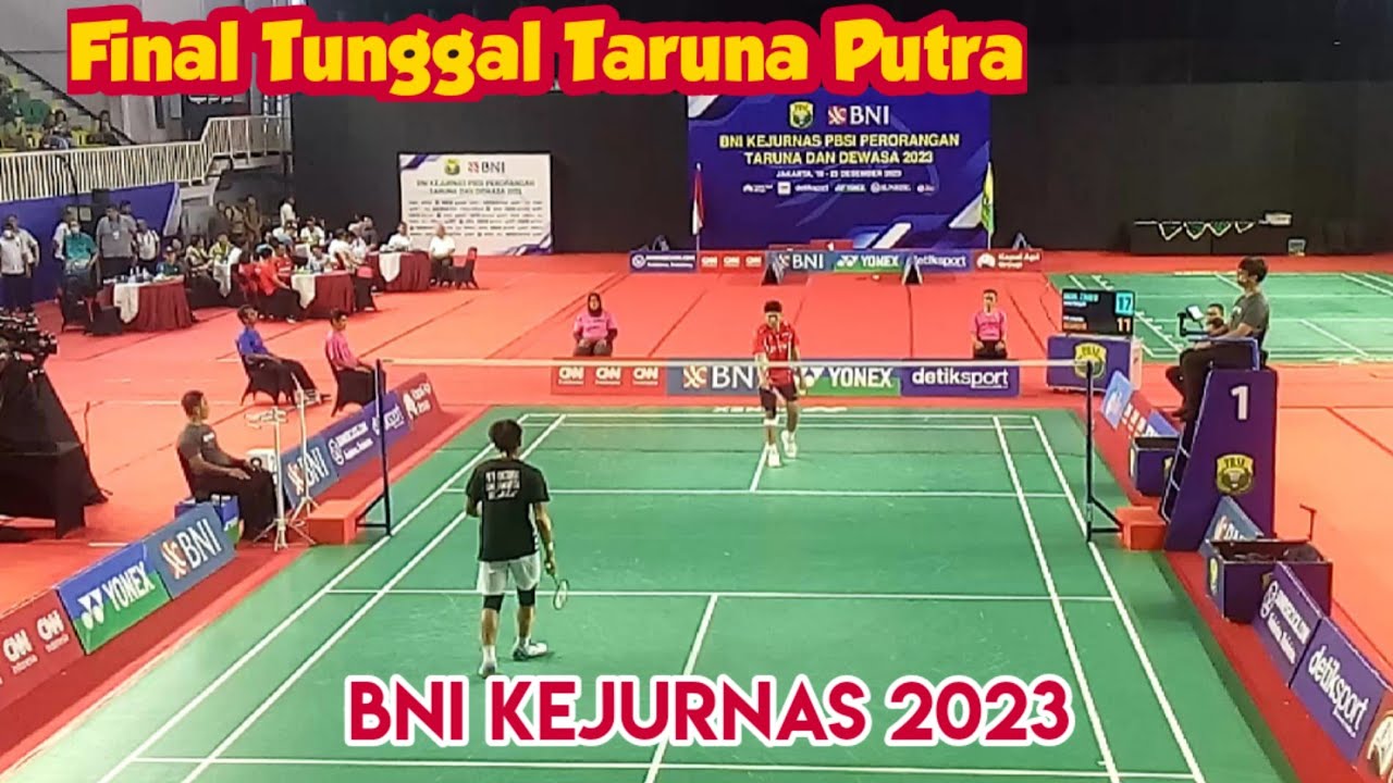 Kejurnas PBSI 2023| Moh. Zaki Ubaidillah (Jawa Tengah) Vs Bismo Raya Oktora (DKI Jakarta)
