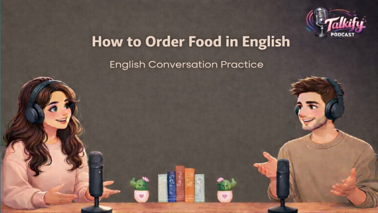 How to Order Food in English at a Restaurant | English Conversation Practice