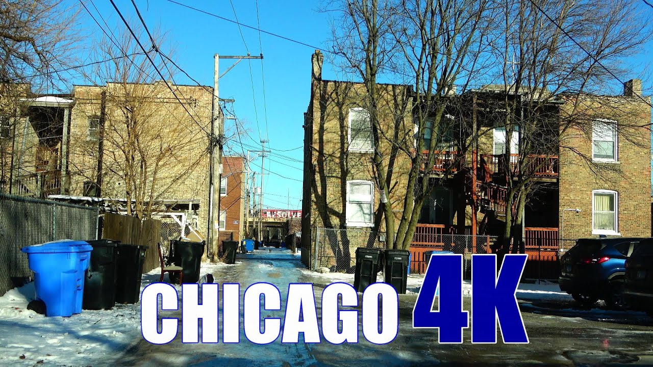 Driving in CHICAGO - Dangerous West Englewood