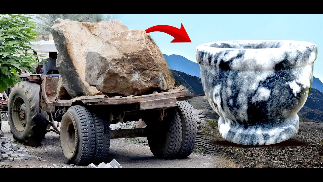 Amazing Chines Bowl Making Process 😲|From Stone to Kitchen Tool |Gandara Heritage