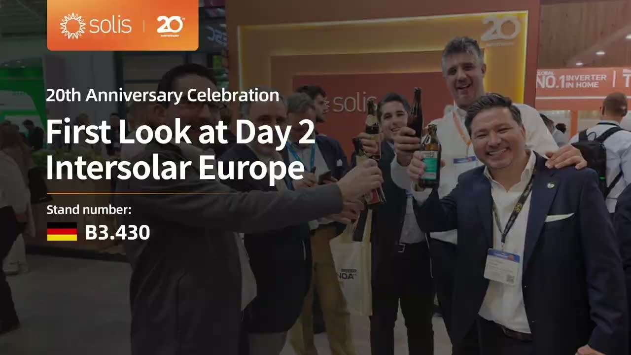 What a week at Intersolar Europe 2025 &ndash; and what a way to celebrate 20 years of Solis!