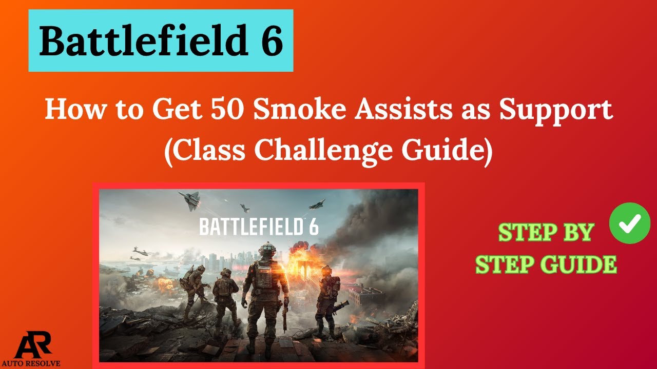 Battlefield 6 – Как получить 50 дымовых завес в качестве поддержки (Руководство по испытанию клас...