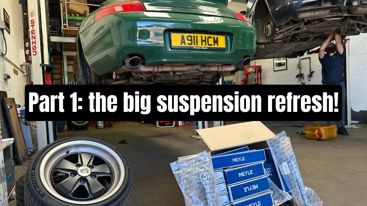 Introducing the BIG suspension overhaul on my Porsche 996!