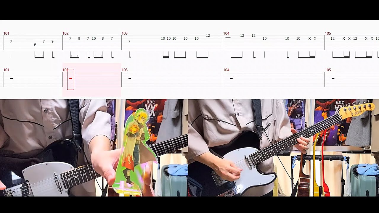【FLOW】Sign【TAB譜付 / ギター弾いてみた】【NARUTO】