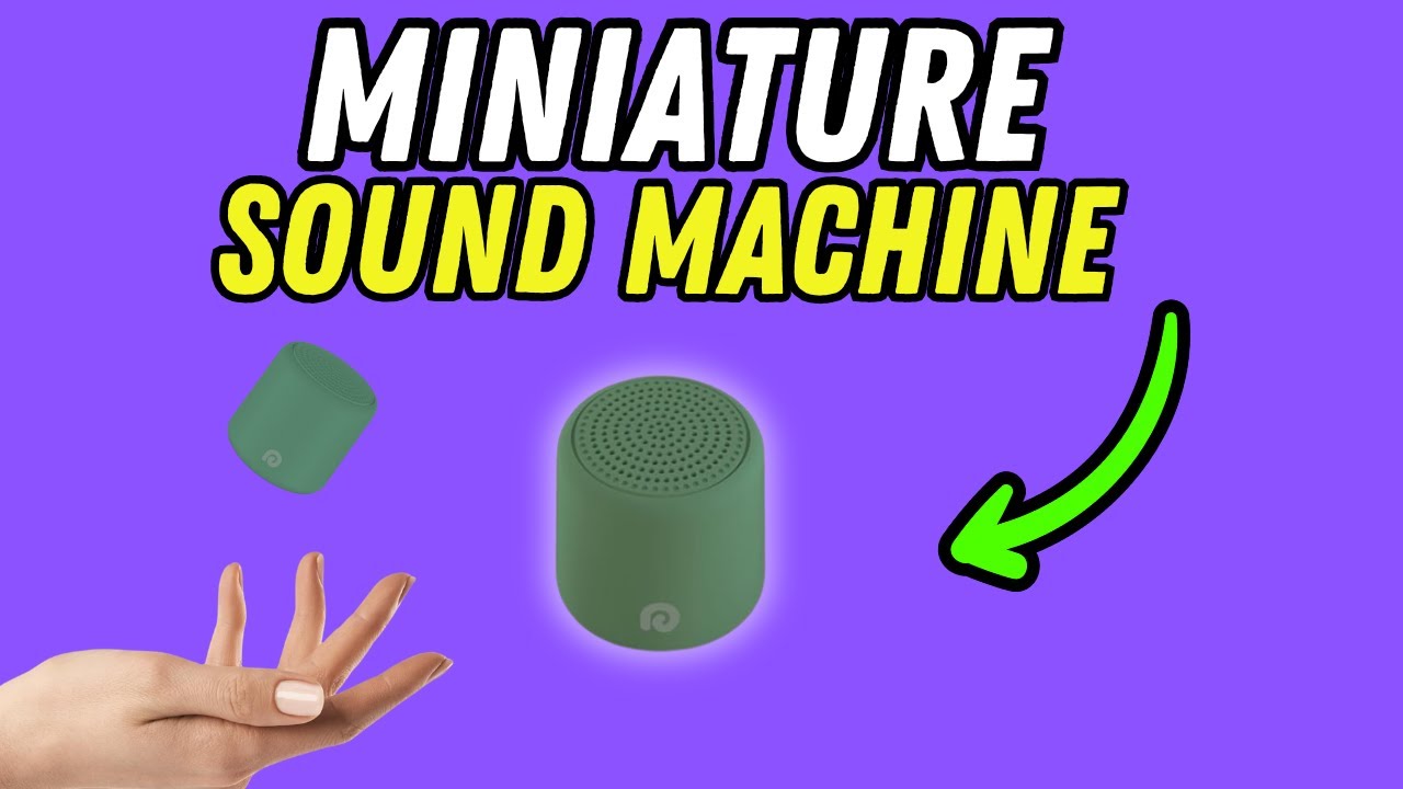 Dreamegg Travel White Noise Machine - Portable Sound Machine for Babies and Adults