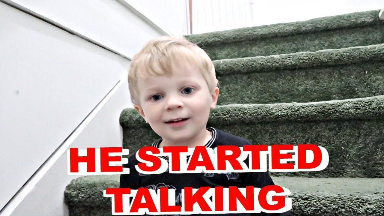 MY THREE YEAR OLD FINALLY STARTED TALKING