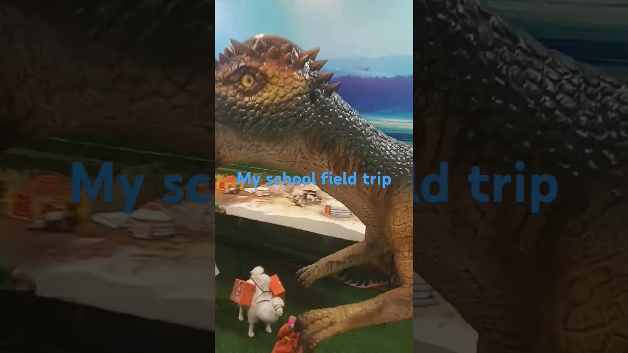 school field trip #geometrydash #gd #edit #dinosaur #history #scary #djnate #marvellegends