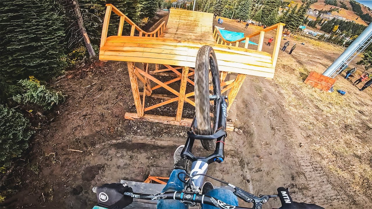HUGE SLOPESTYLE MTB JUMPS - Crankworx Silverstar 2021 in Canada