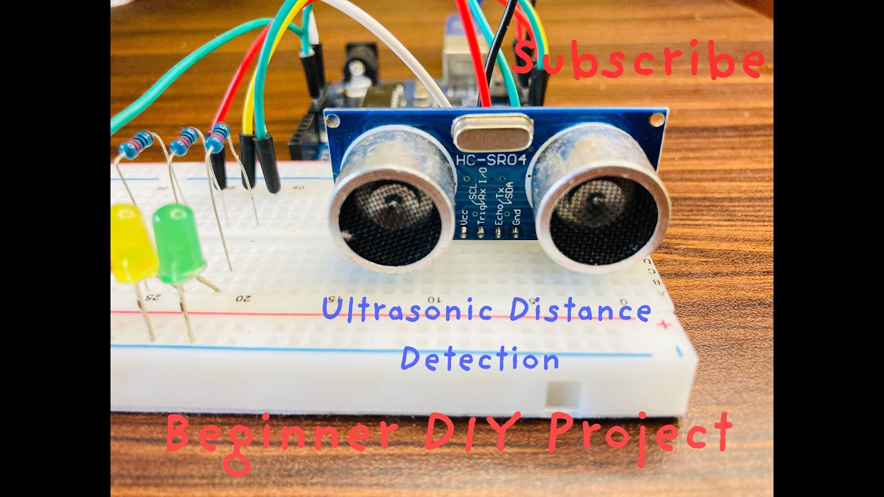 Arduino Ultrasonic Sensor Distance Detection with LED Indicators | Beginner Arduino Project