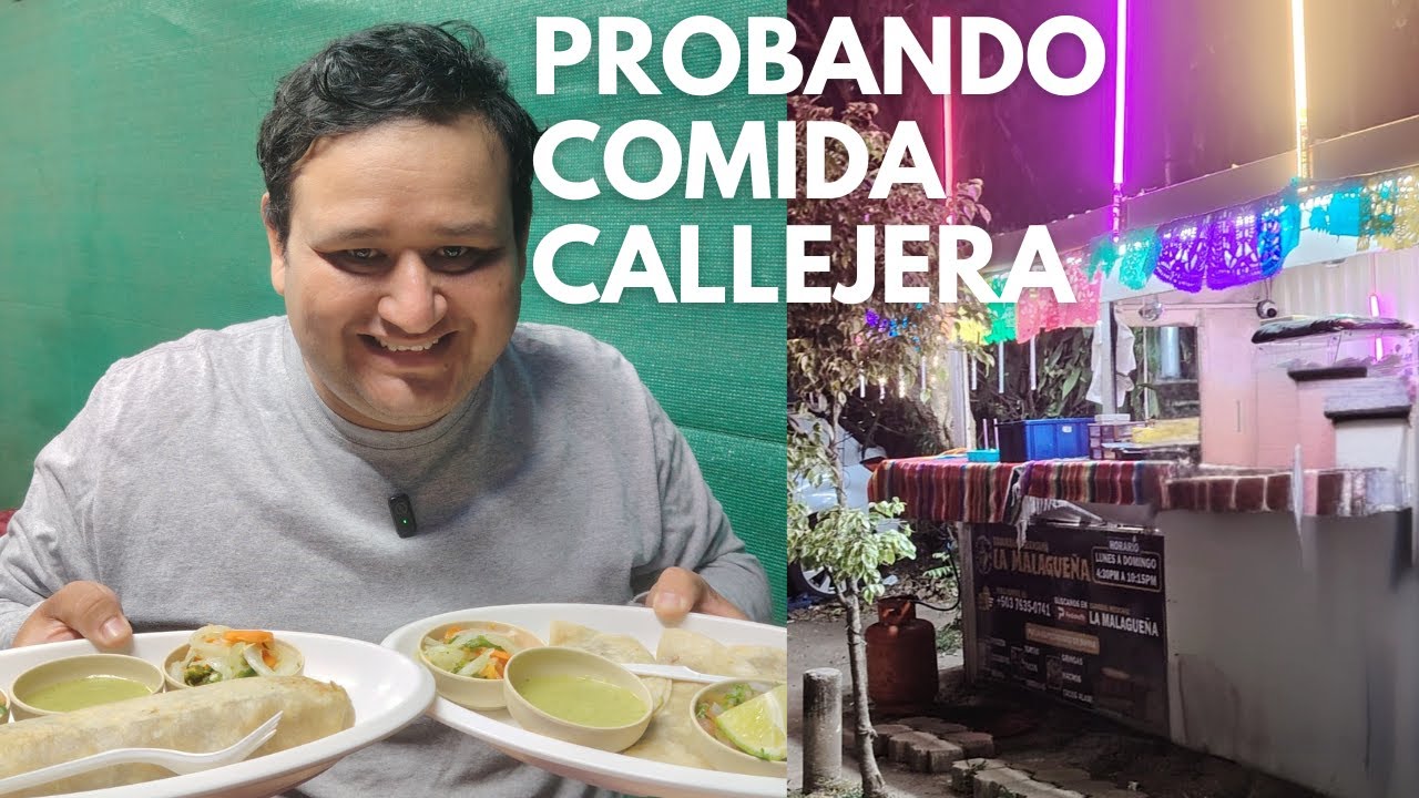 Comiendo unos ricos burritos y quesadillas  callejeras 😋