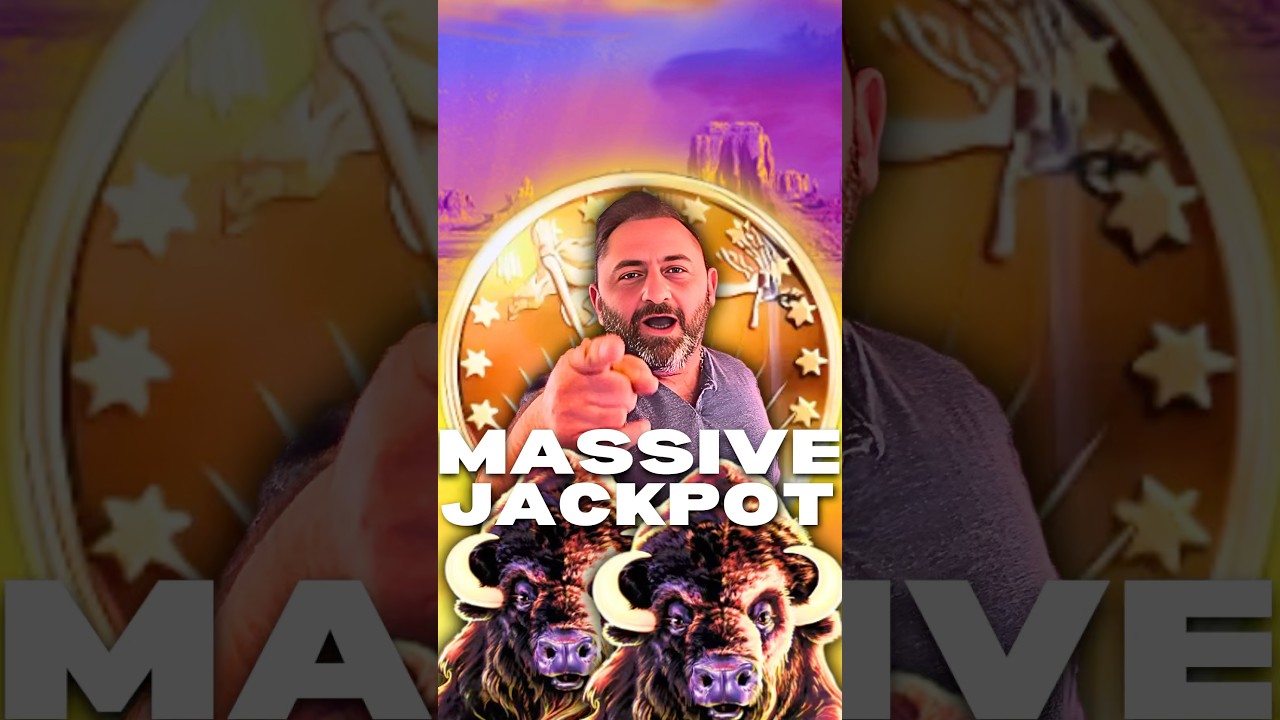 $60 BONUS FOR A MASSIVE JACKPOT🎰ON BUFFALO GOLD #shorts #fyp #casino
