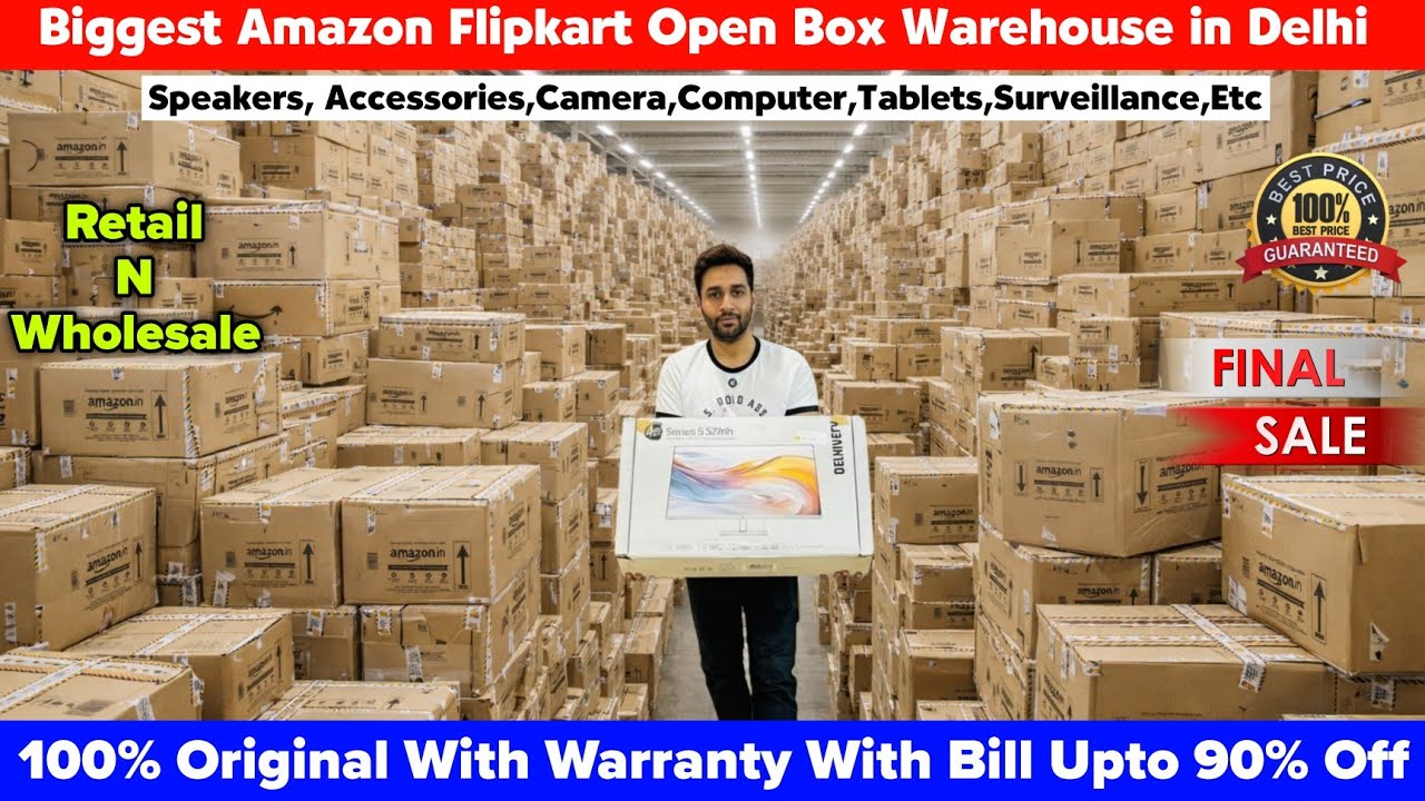 Biggest Open Box Warehouse Of Liquidation Lot | 98% Off | With Gst Bill| Smart Accessories Hub