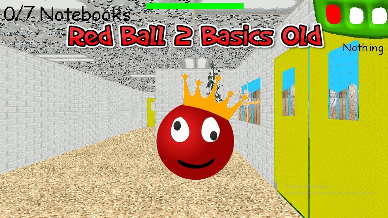 Red Ball 2 Basics Old (Baldi's Basics Mods)